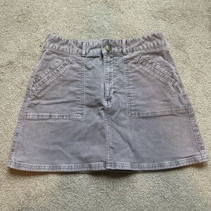 American Eagle Purple Denim Skirt